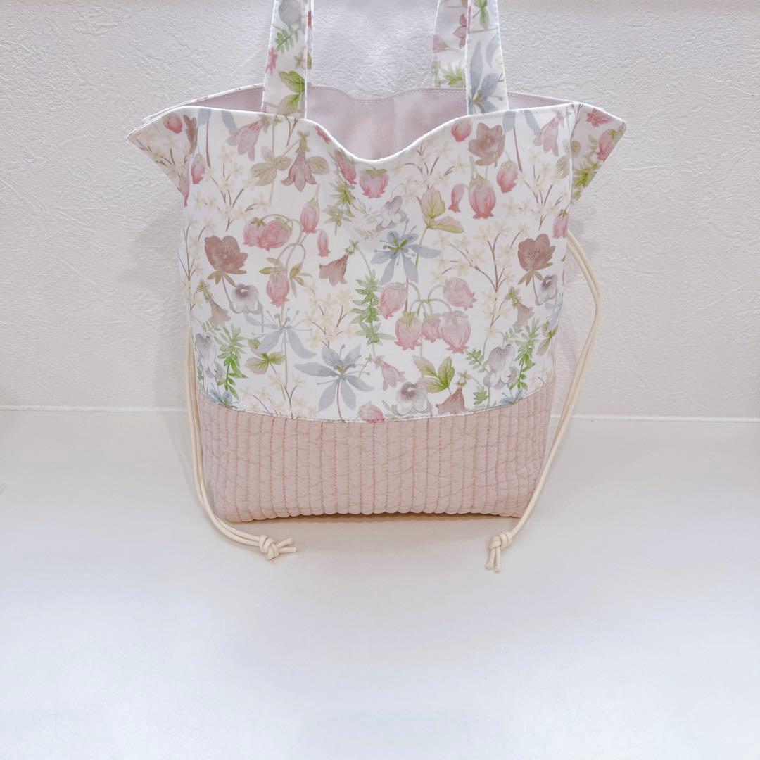 【パックりか❤様お取置き専用ページ】リバティ×ヌビ　巾着バッグ