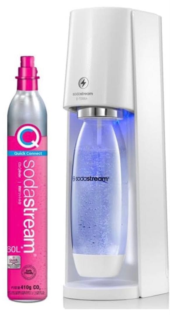 新品 ソーダストリーム E-TERRA （E-テラ）スターターキット ホワイト