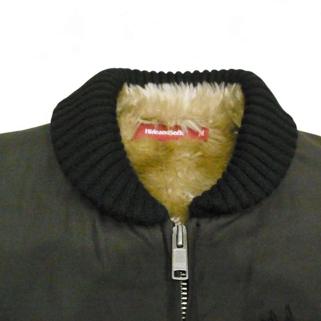 【M】【HIDE AND SEEK】ハイドアンドシーク カーコート ファラオ 黒