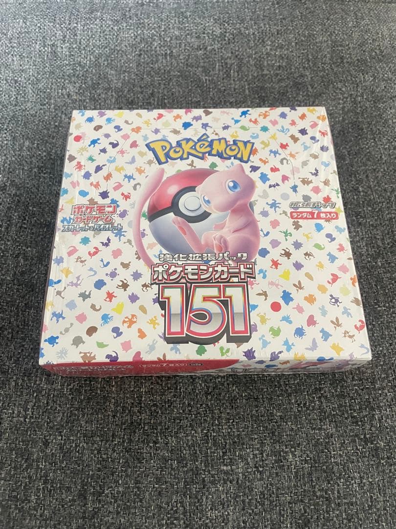 ポケモンカード151 シュリンク付き未開封BOX