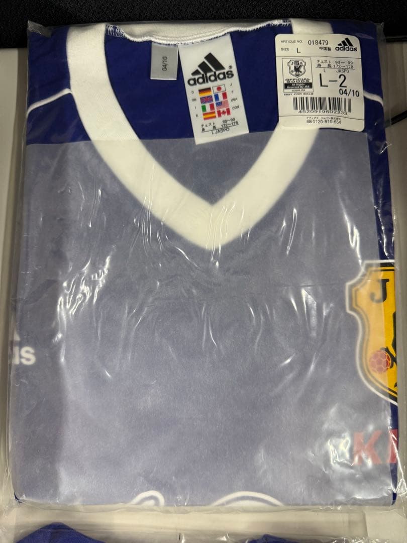 非売品　キリン　サッカー　日本代表応援キャンペーン　歴代ユニT 5枚セット　L