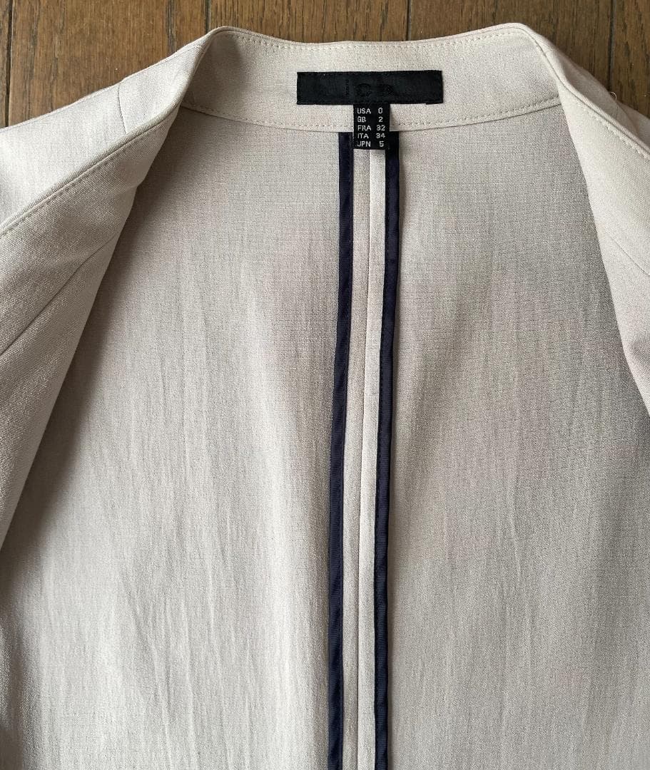 ICBノーカラージャケットタイトスカートセットアップ