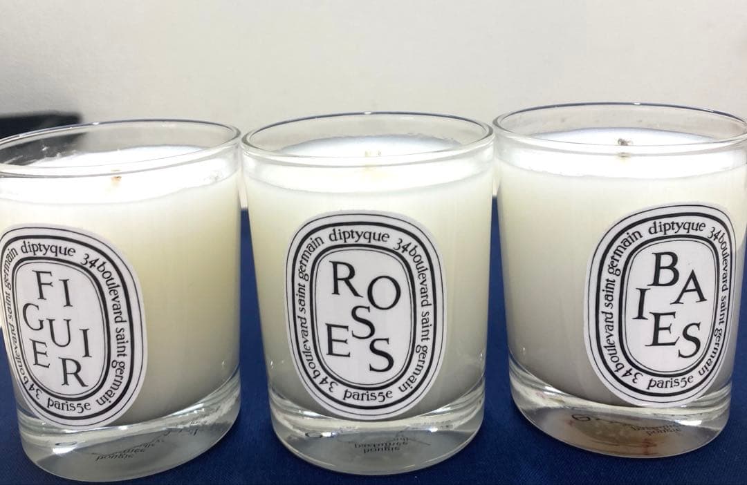 美品✨diptyque ディプティック　ミニキャンドル コフレ 3個セット70ｇ