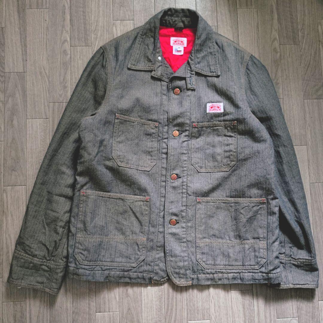 ネペンテス別注 ROUND HOUSE ヘリンボーン カバーオール USA製