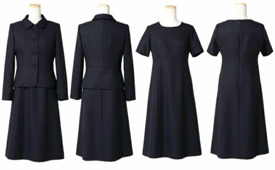 【美品】エスコミュール お受験 紺スーツ 小柄7号