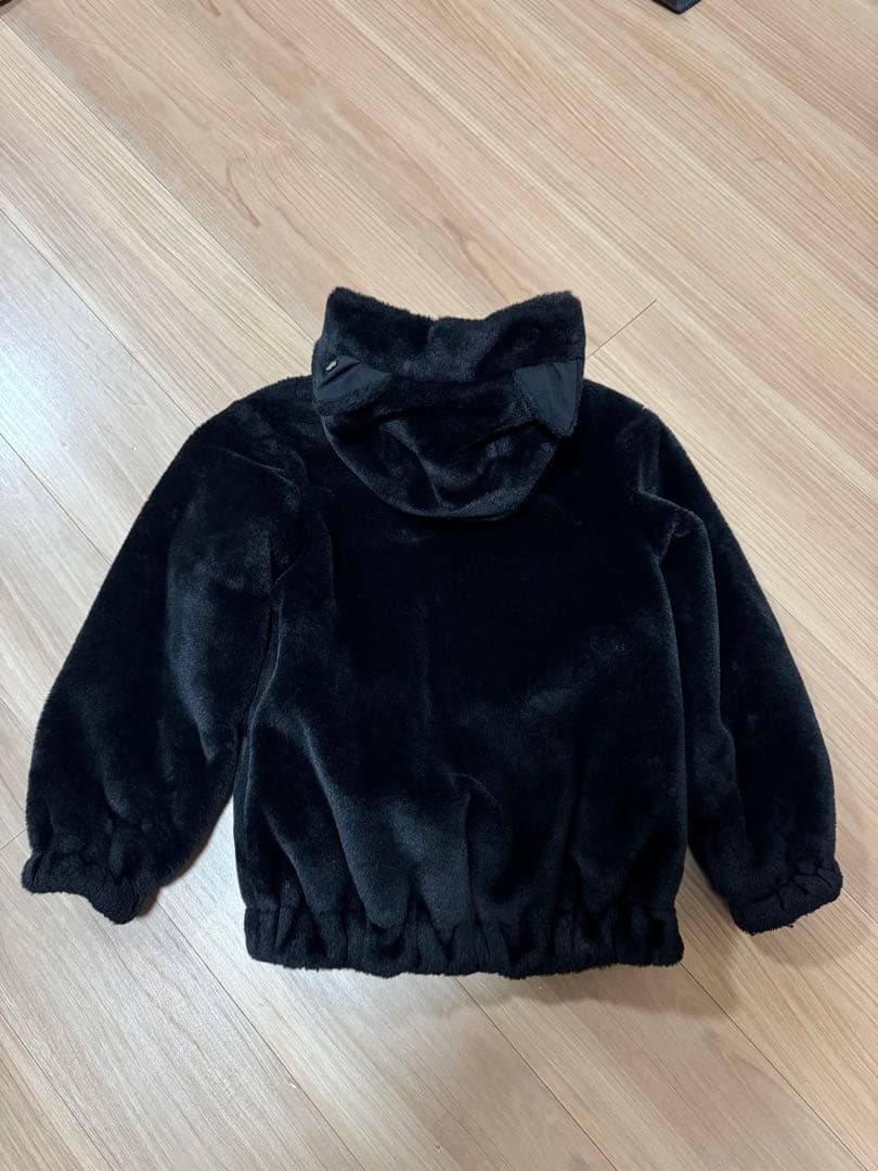 猫耳フード ファーブルゾン　アナスイミニ　ブラック　130〜140