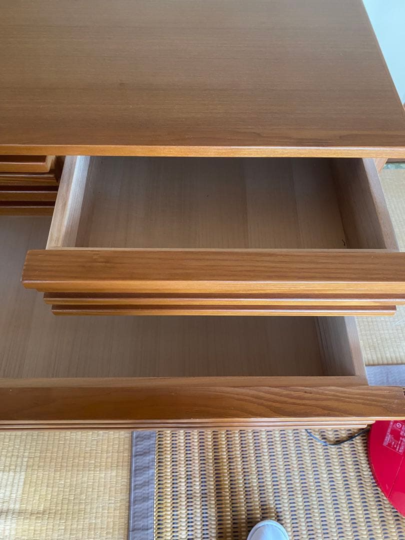 木製スリットデザインチェスト 5引き出し