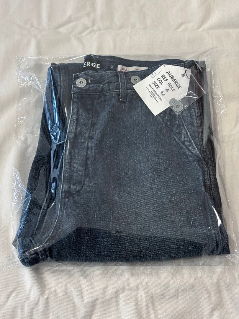 新品未使用 AUBERGE ROLF ブラックヘンプ オーベルジュ サイズ42