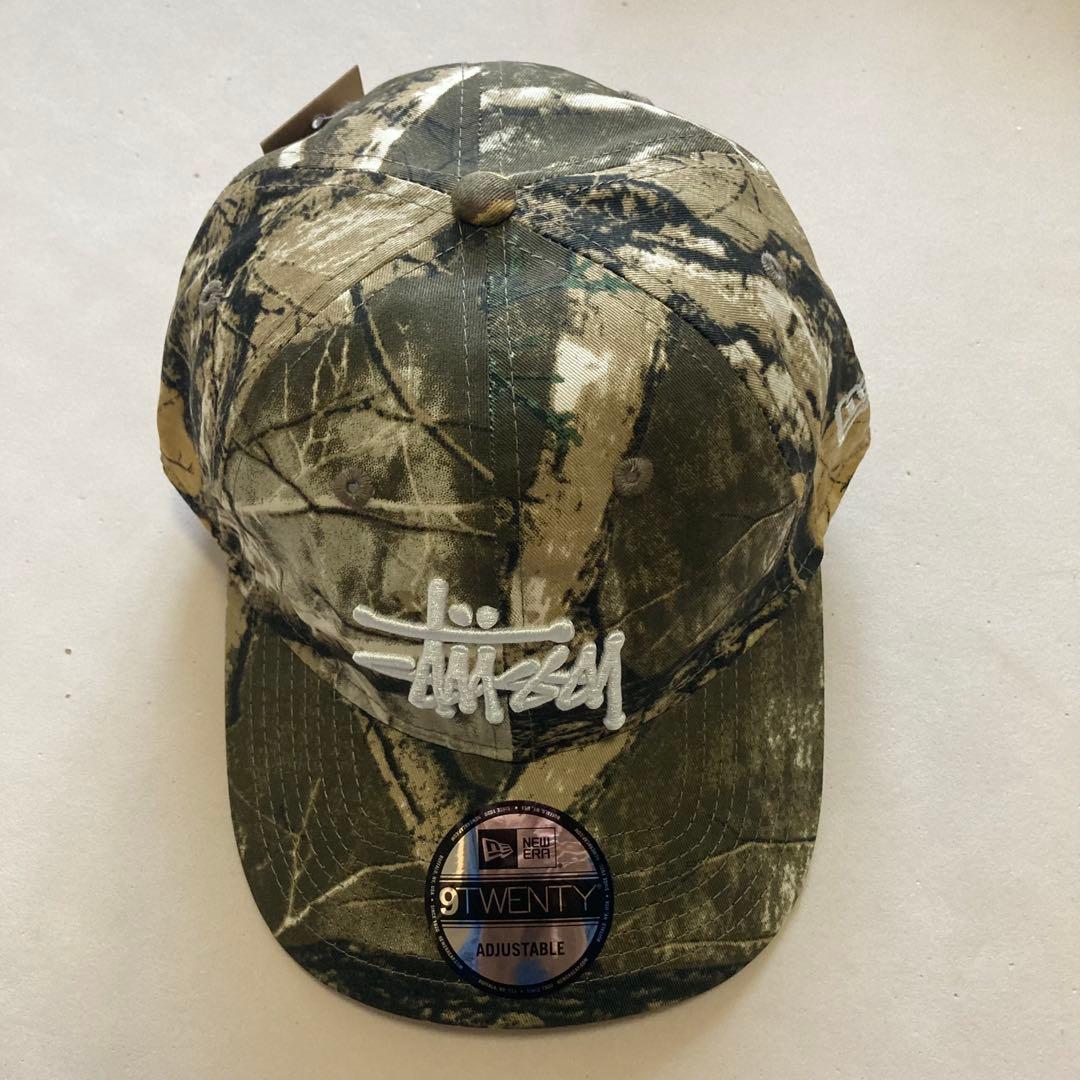stussy 迷彩柄 ベースボールキャップ