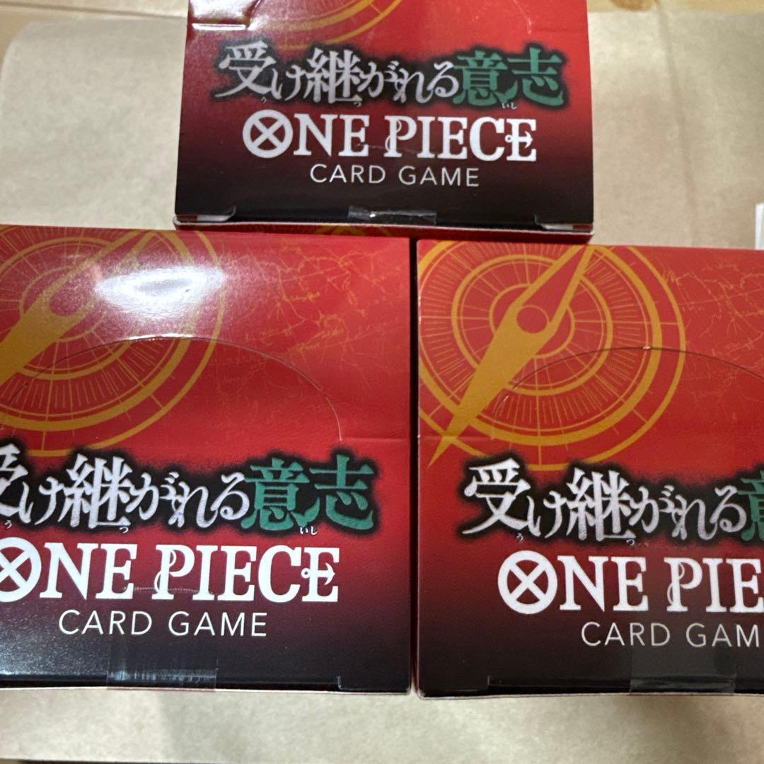 ONE PIECEカード受け継がれる意志　BOX（テープ付き）
