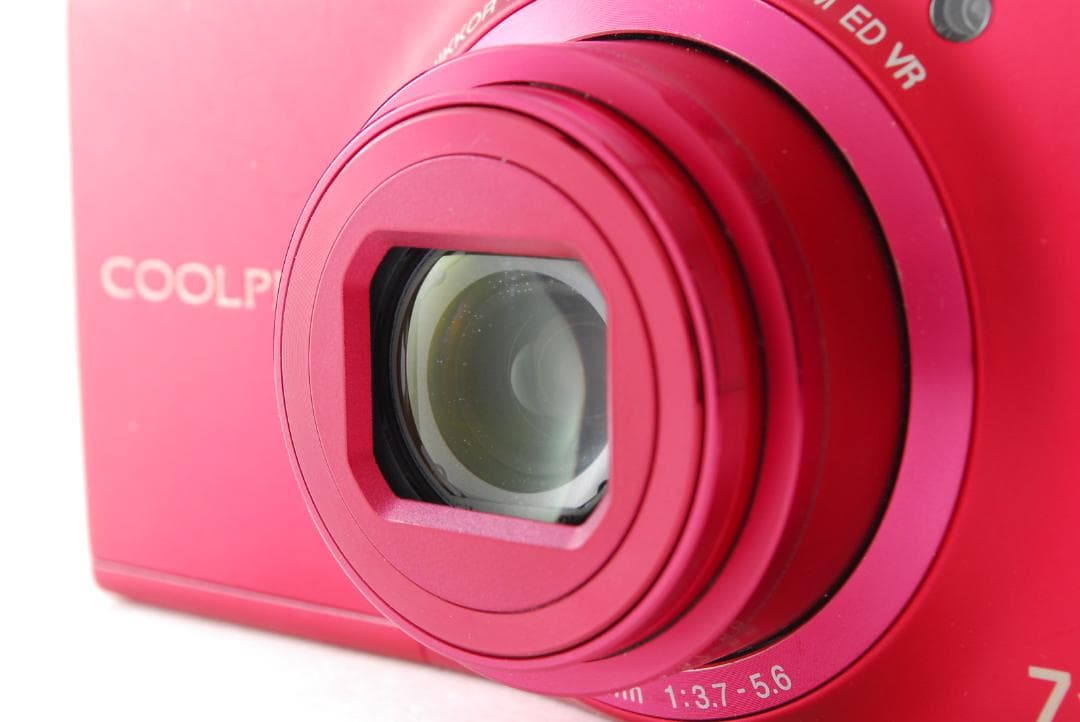 Nikon COOLPIX S6100 赤 付属品多数 動作確認済み