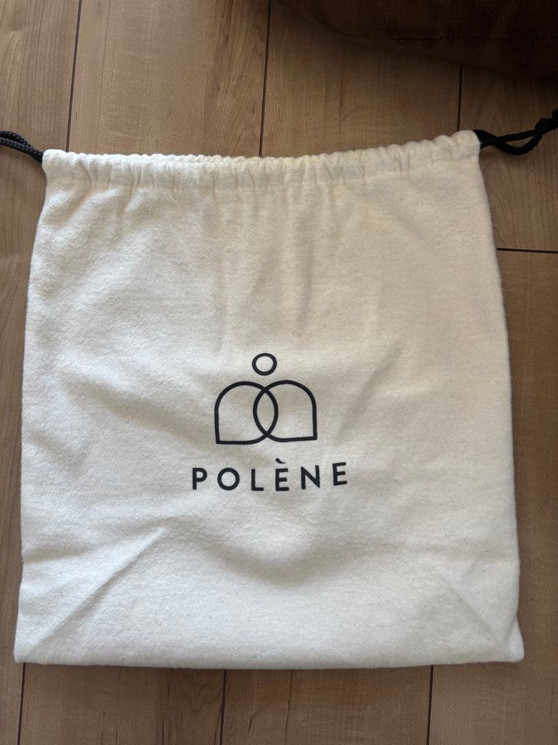POLENE ポレーヌ　Numéro Huitカヌレバッグ　キャメル