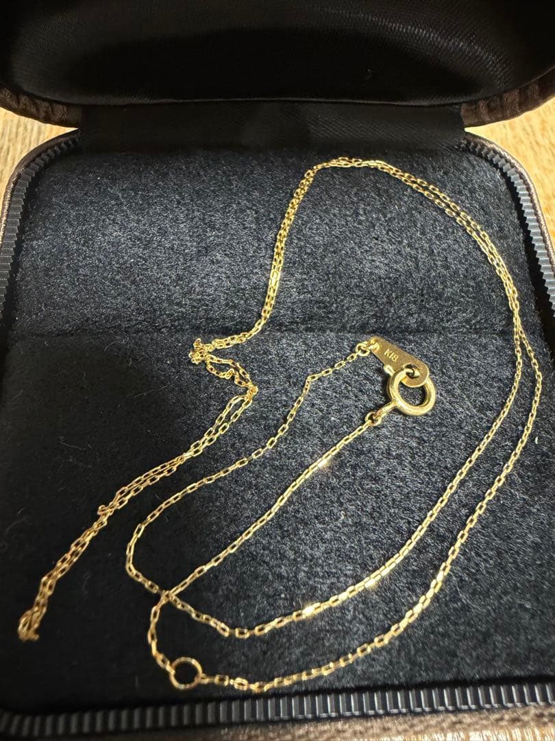 K18YGチェーンネックレス