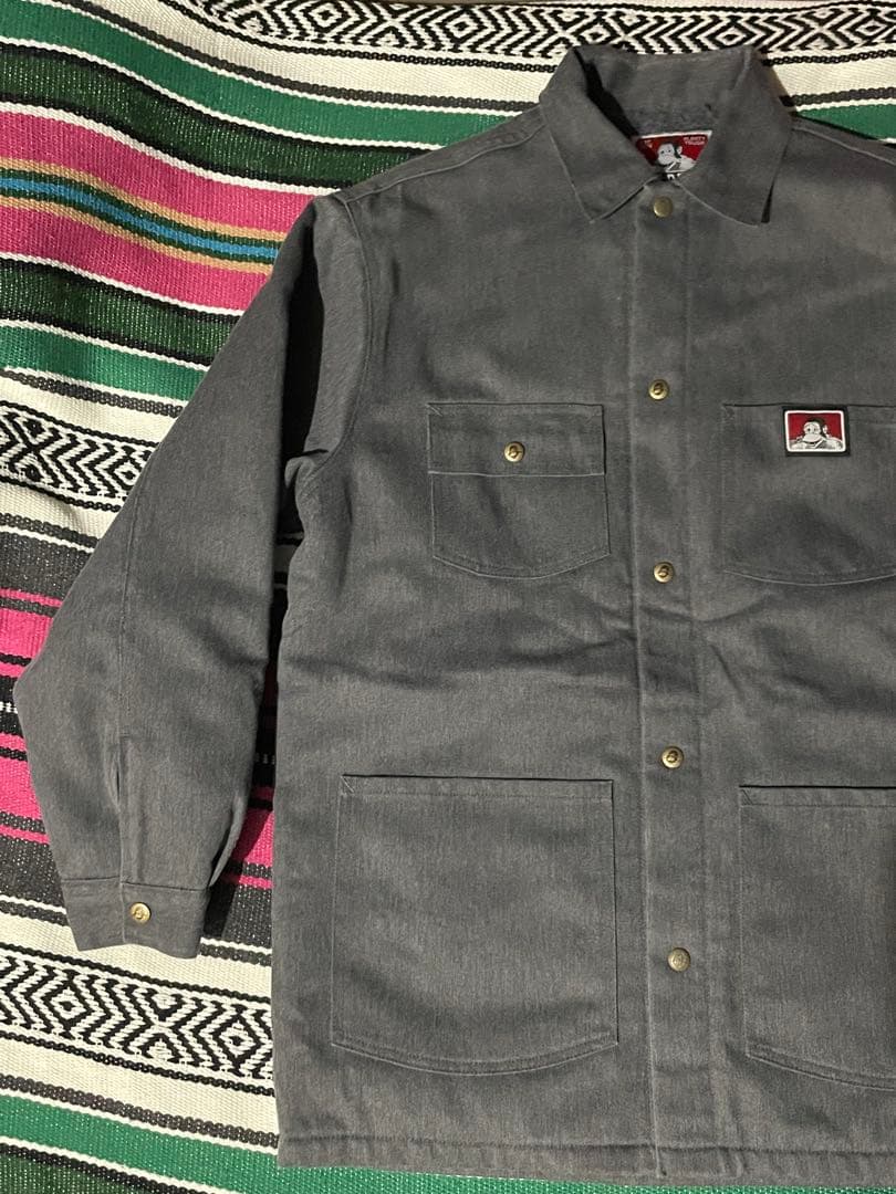 と*輔様 80s USA製 BEN DAVIS カバーオール グレー　FJチャン