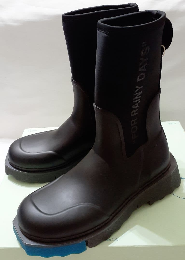 Off-white オフホワイト レインブーツ ラバー