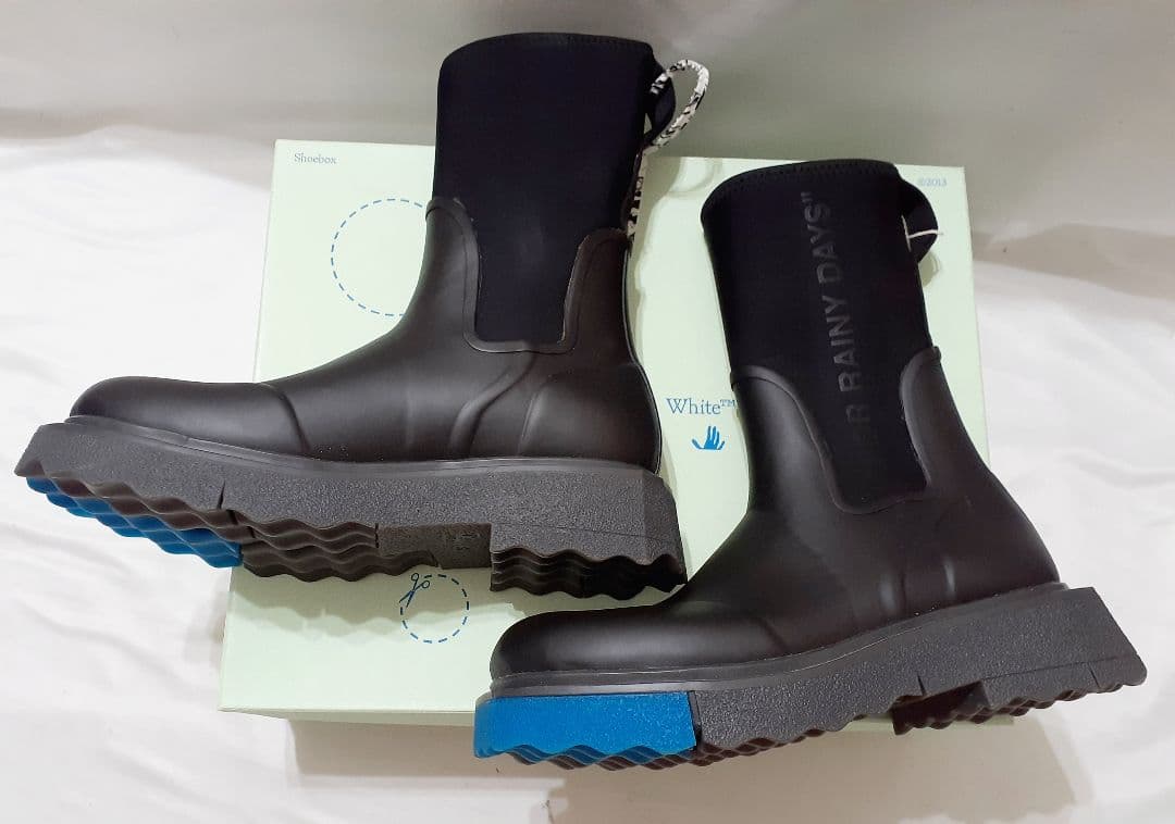 Off-white オフホワイト レインブーツ ラバー
