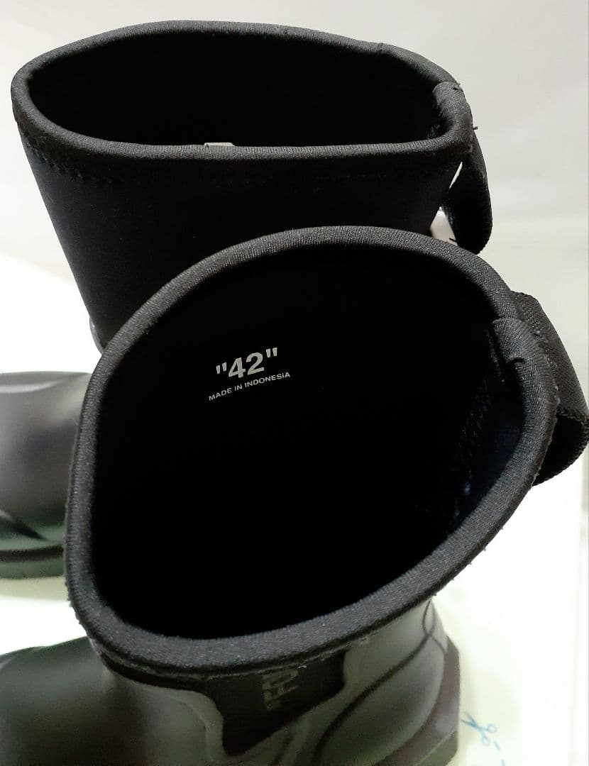 Off-white オフホワイト レインブーツ ラバー