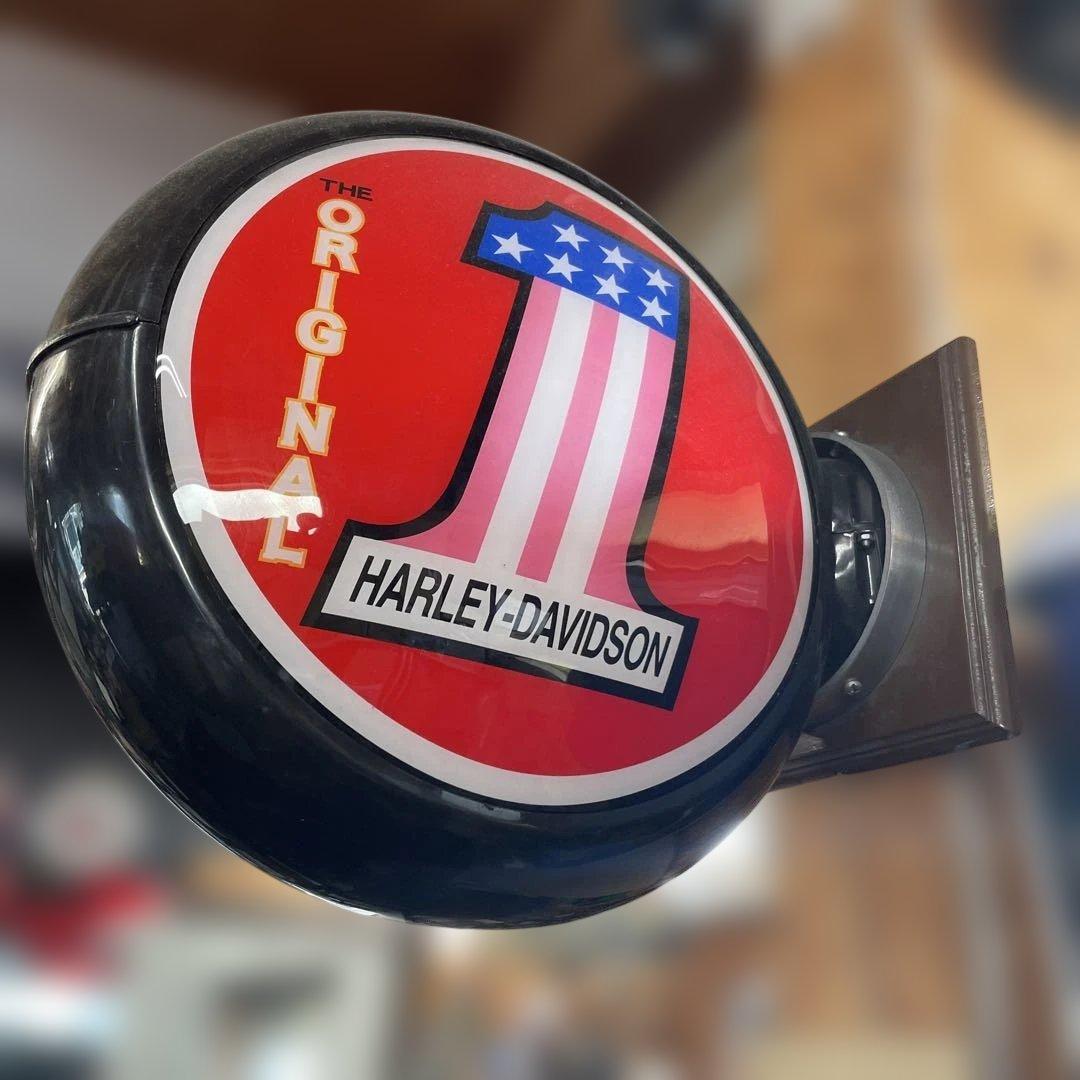 ハーレーダビッドソン　アンティーク調ランプ　ガレージ、倉庫、￼