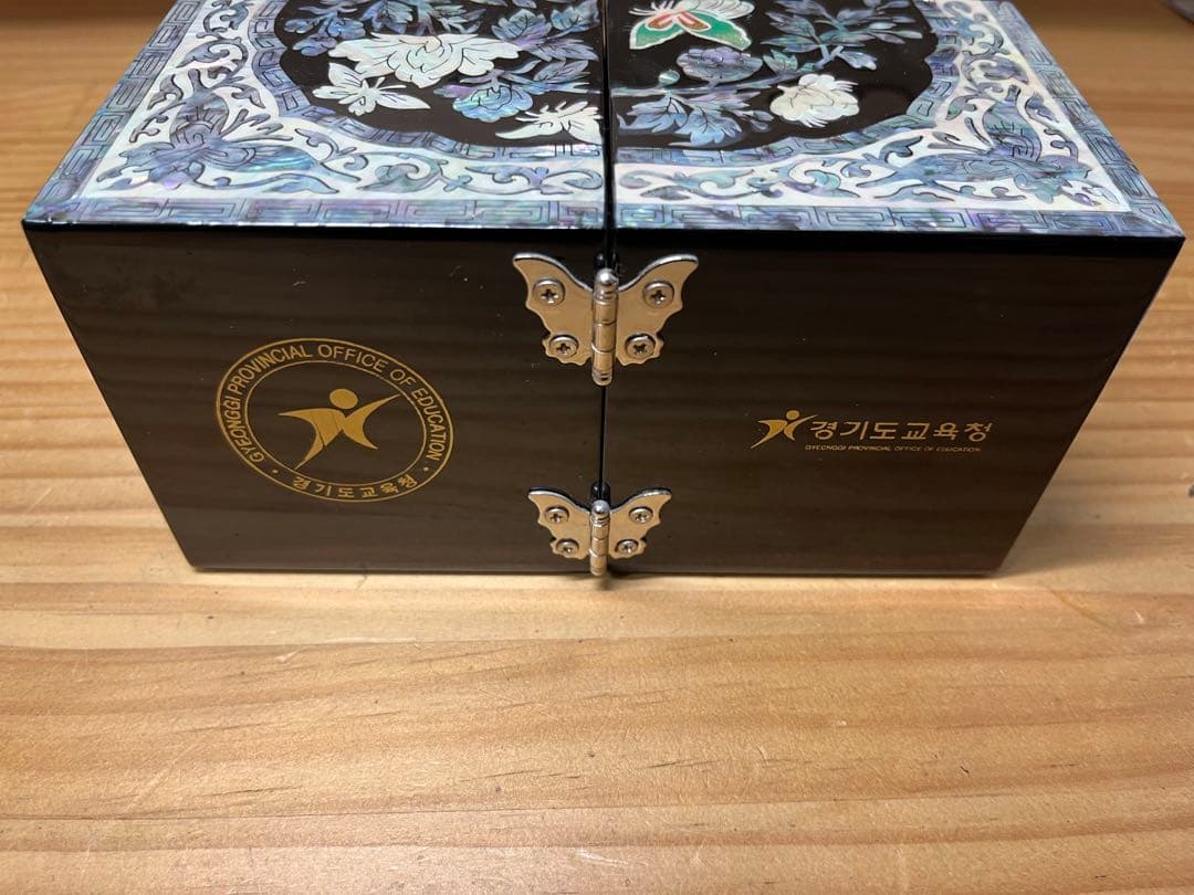 螺鈿装飾　ジュエリーボックス