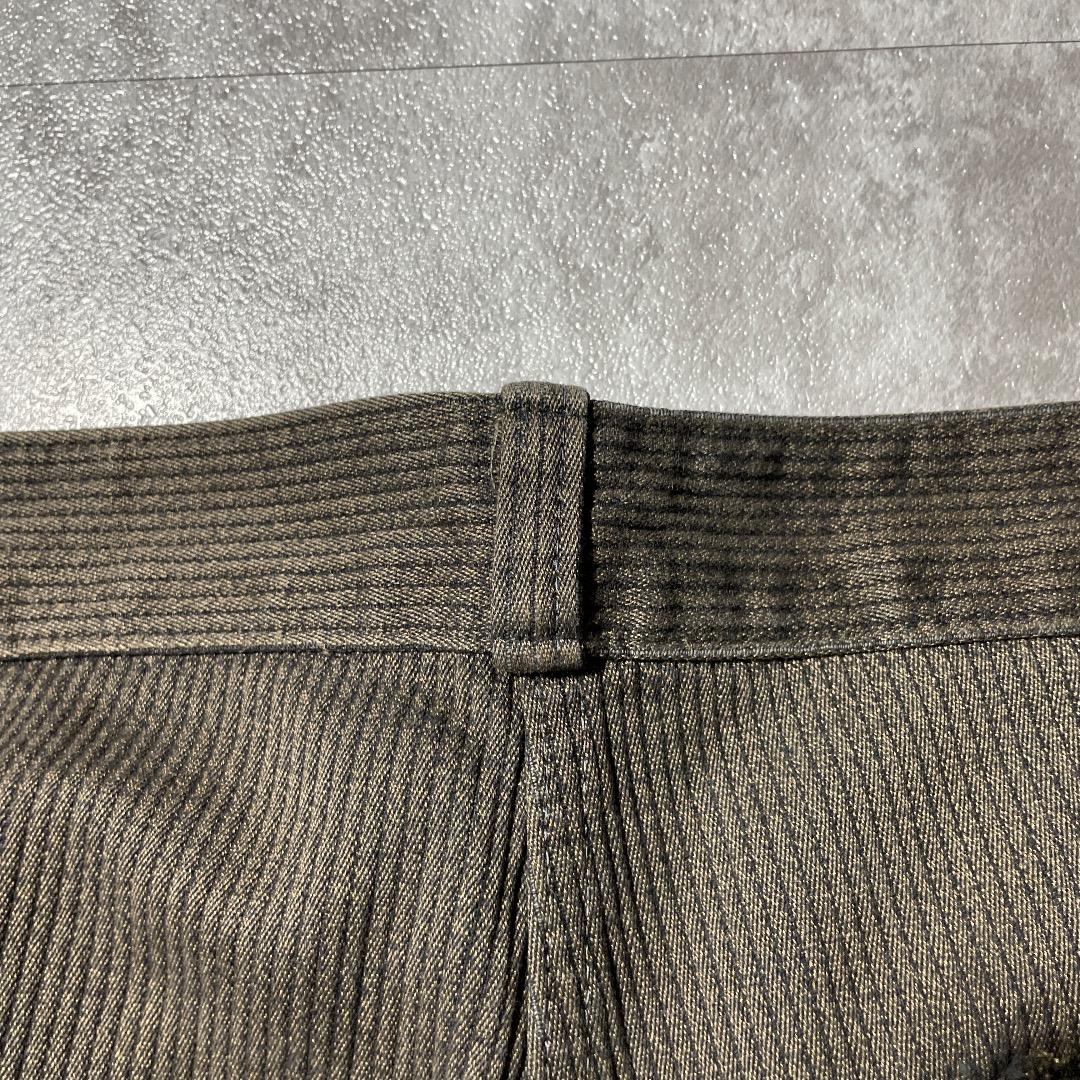 60s- BEAU-FORT ファーマーズ コットンピケ ブラウン W31