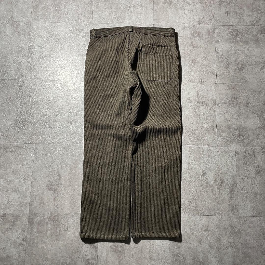 60s- BEAU-FORT ファーマーズ コットンピケ ブラウン W31