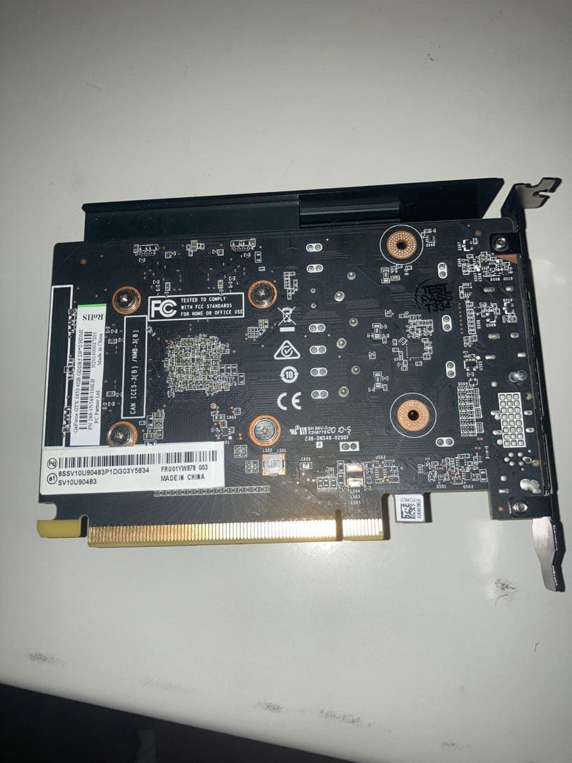 【動作確認】GEFORCE GTX 1650 グラフィックボード 補助電力不要