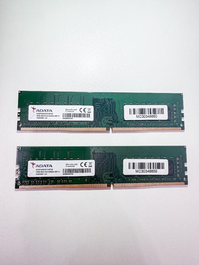 ADATA DDR4 3200 32GB(16GB×2) デスクトップ用