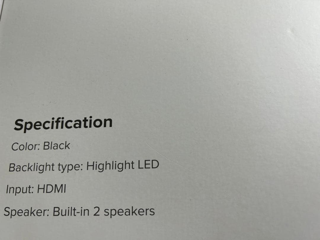 ポータブルモニター　15.6インチ