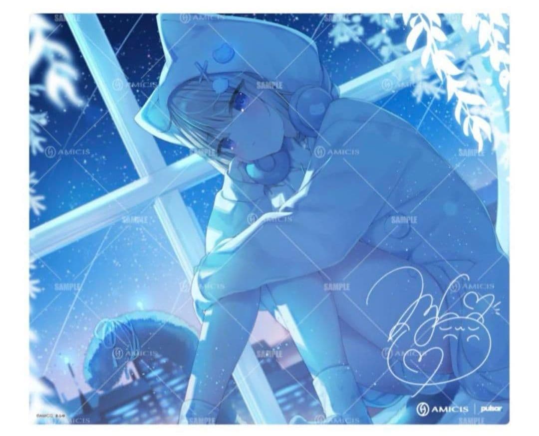 まふゆ × AMICIS Superglide 2 ガラスマウスパッド