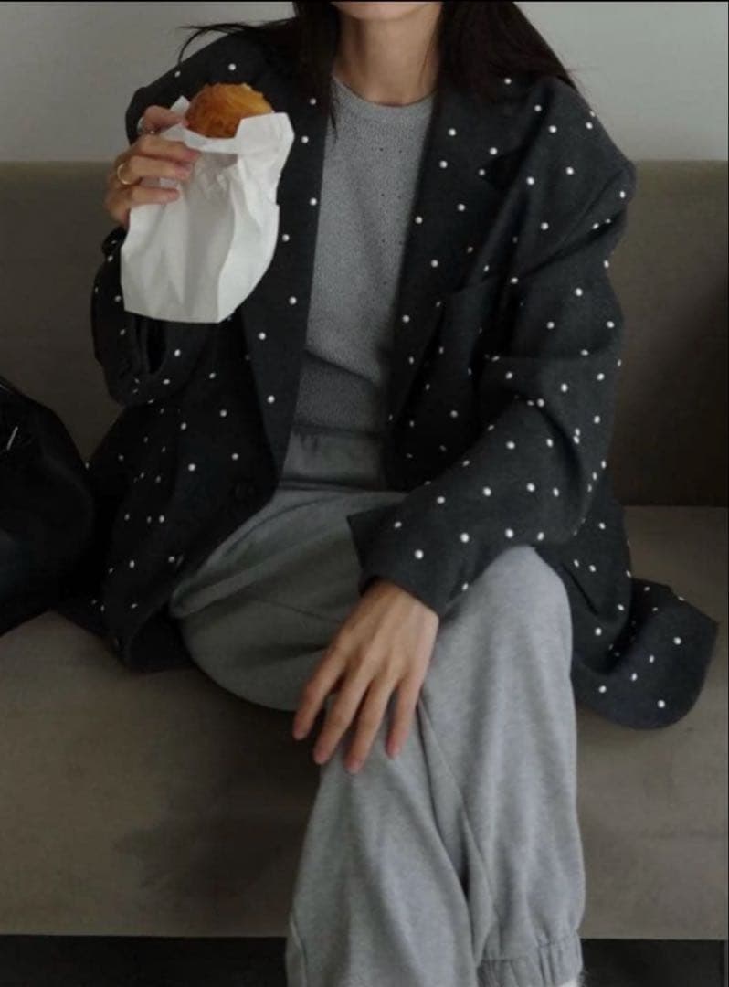 新品 CLANE クラネ パールジャケット PEARL DOT JACKET