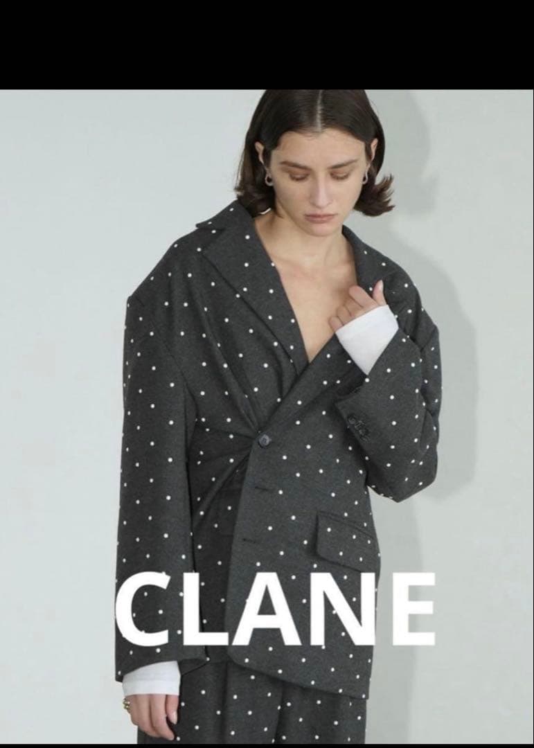新品 CLANE クラネ パールジャケット PEARL DOT JACKET