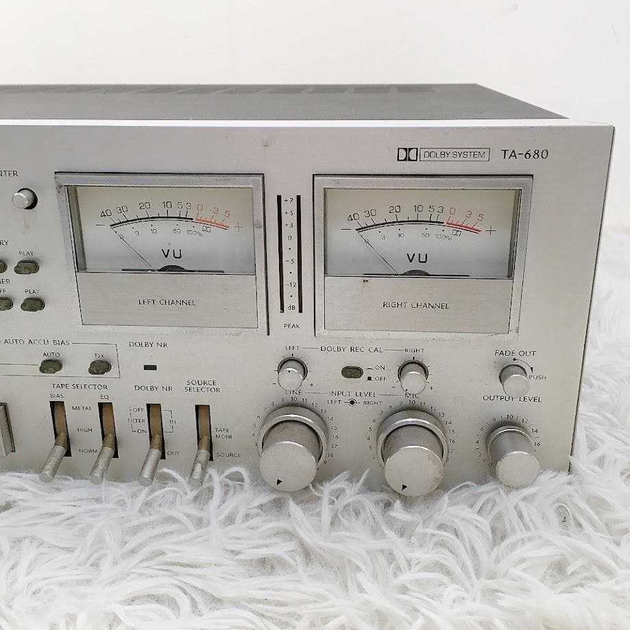 ONKYO TA-680 オンキョー ステレオカセットデッキ 当時物