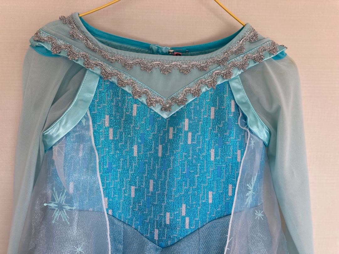 ビビディバビディブティック　エルサ　ドレス　120 シューズと髪飾りのセット