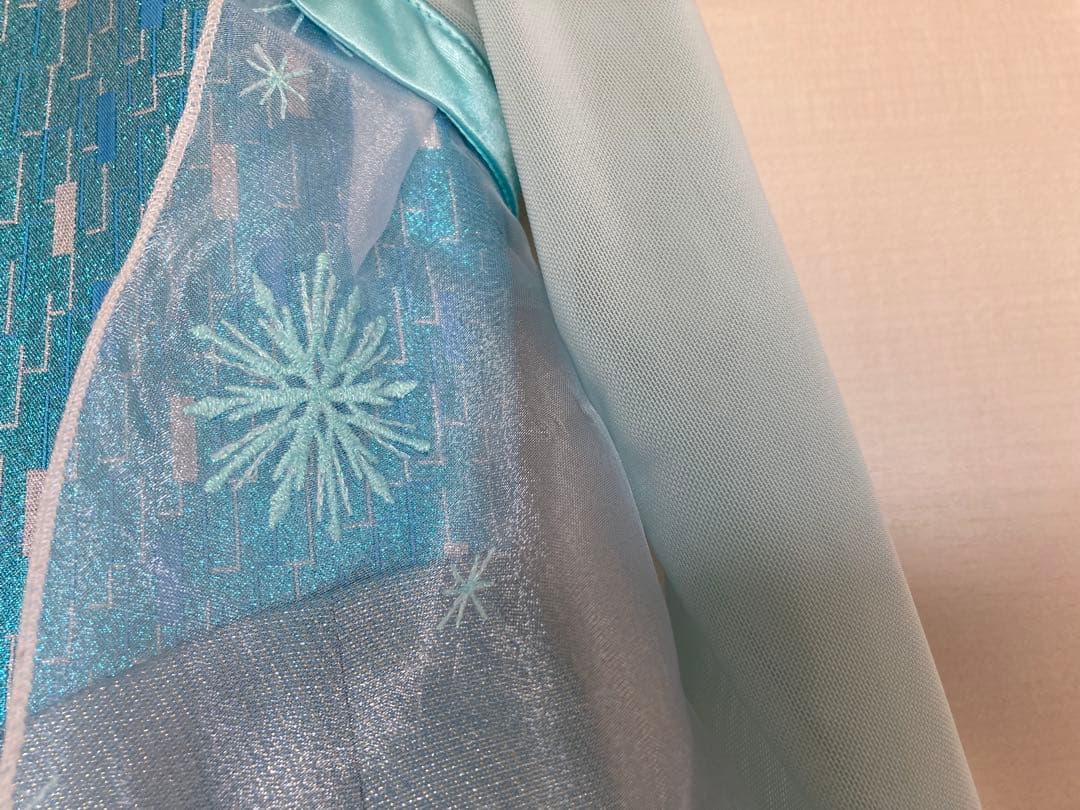 ビビディバビディブティック　エルサ　ドレス　120 シューズと髪飾りのセット