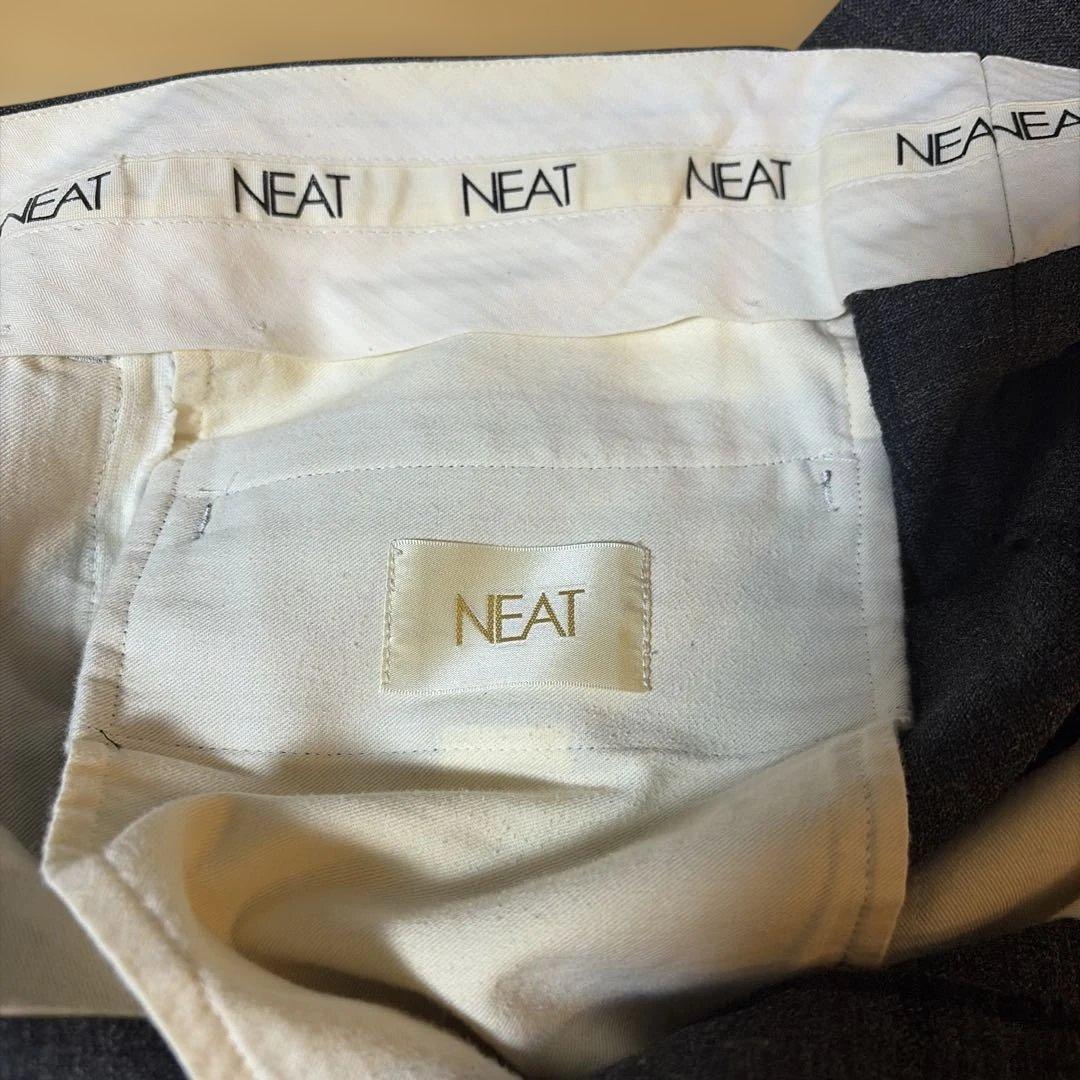 NEAT ウールスラックス　サイズ46 色グレー