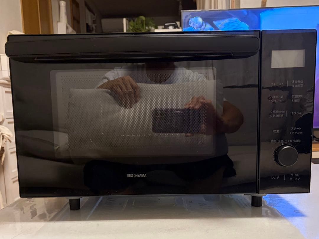 美品❣️ アイリスオーヤマ オーブンレンジ 18L AMO-F1811-B