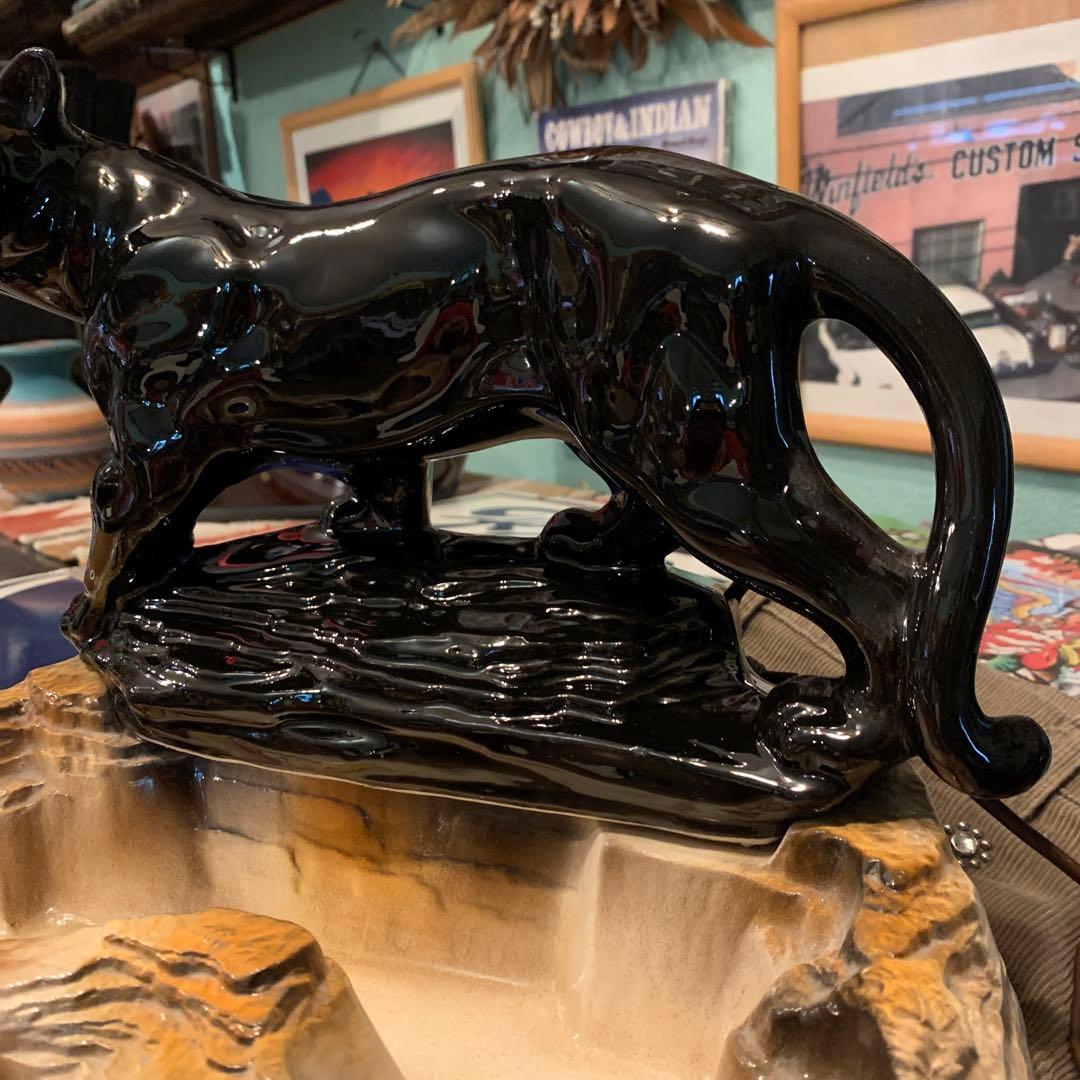 ミッドセンチュリー　50,s　パンサーランプ　ヴィンテージ