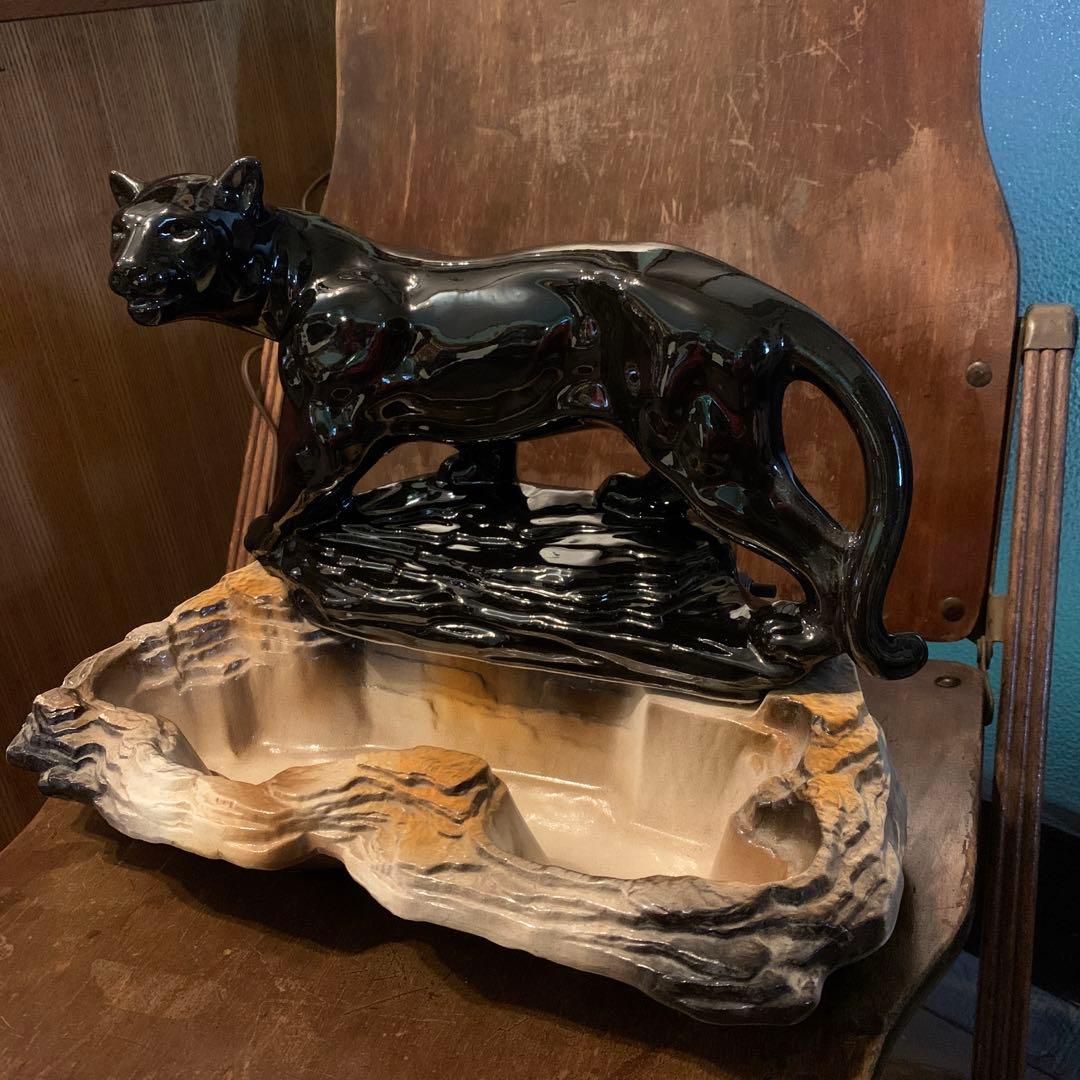 ミッドセンチュリー　50,s　パンサーランプ　ヴィンテージ