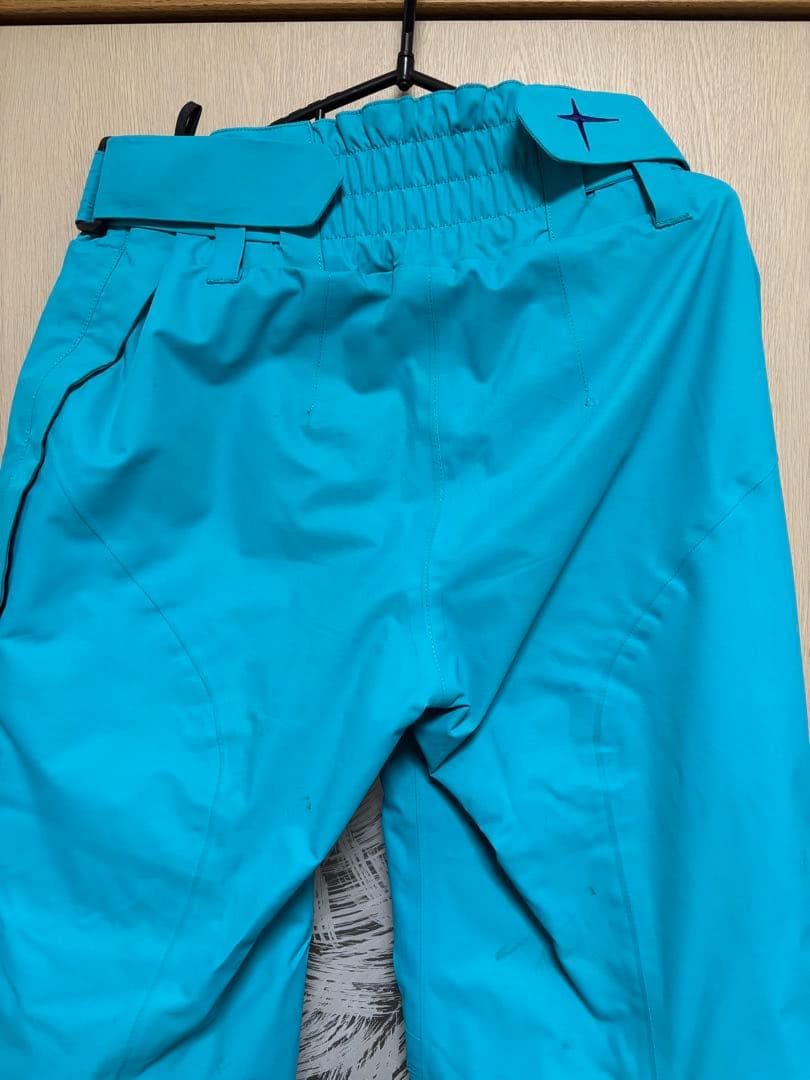 【極美品】phenix グレー ブルー　スキーウェア パンツ　フード　上下セット