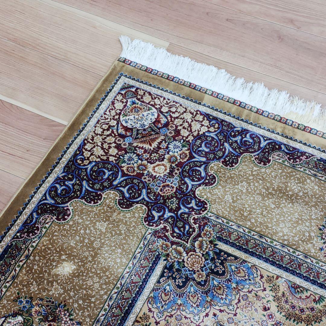 Y3142 イラン製 ハンド&マシン カーペット 絨毯 296×199㎝