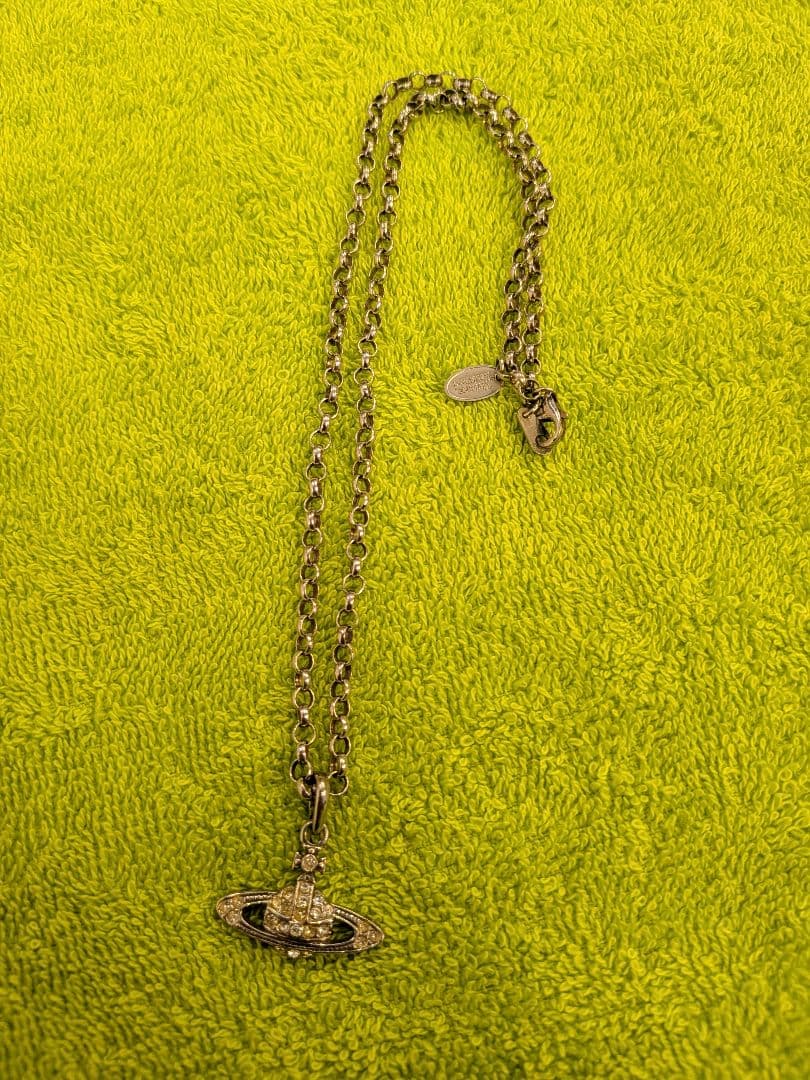 希少925製 VivienneWestwood ミニバスレリーフネックレス