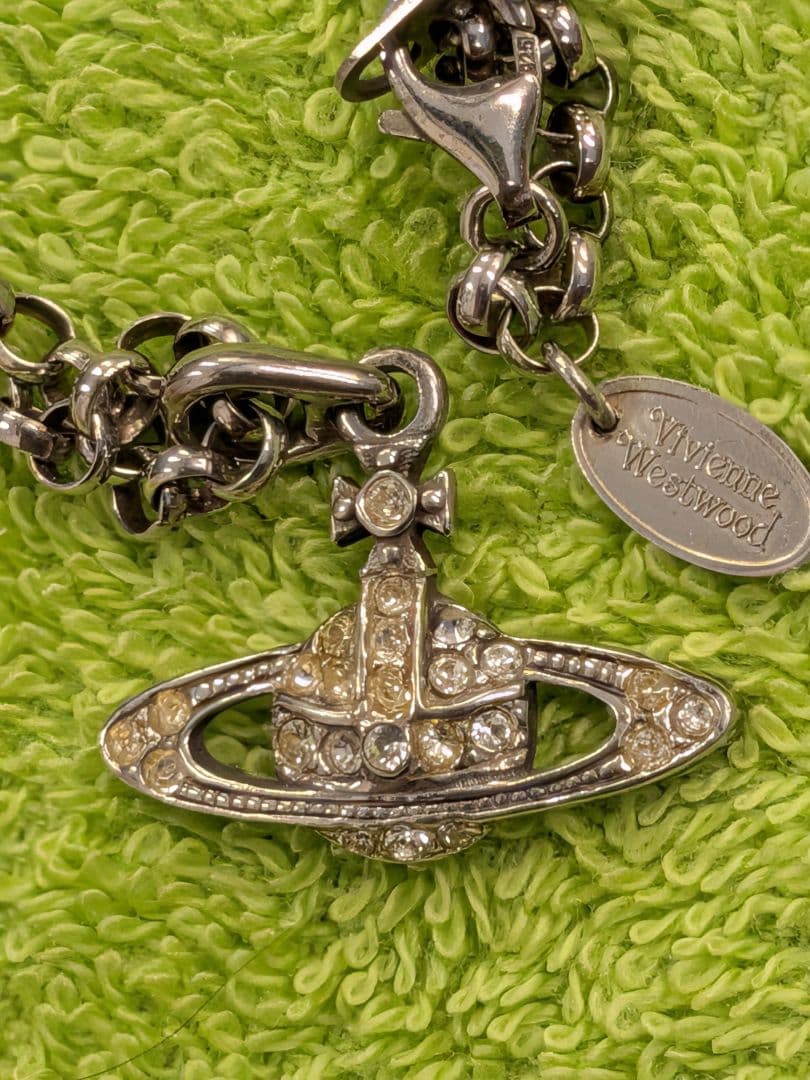 希少925製 VivienneWestwood ミニバスレリーフネックレス