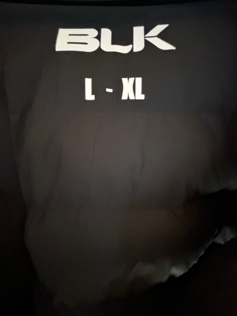 【美品】BLK フード付きダウンベンチコートブラック