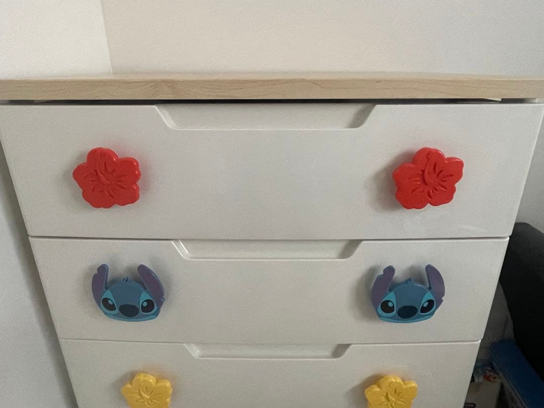 anko　絶版品　スティッチ　5段チェスト