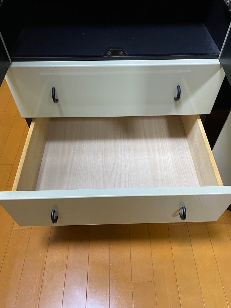 (※直接引き取り)大型連結ワードローブ3台鏡付き