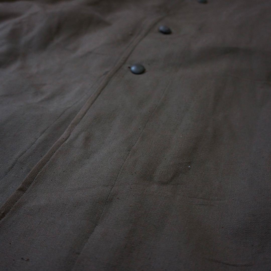 希少 50s フランス軍 M-35 モーターサイクルコート 実物 ミリ