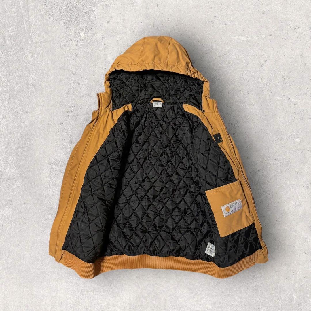 【カーハート】アクティブジャケット　レディースS ~M相当　キャメル　i