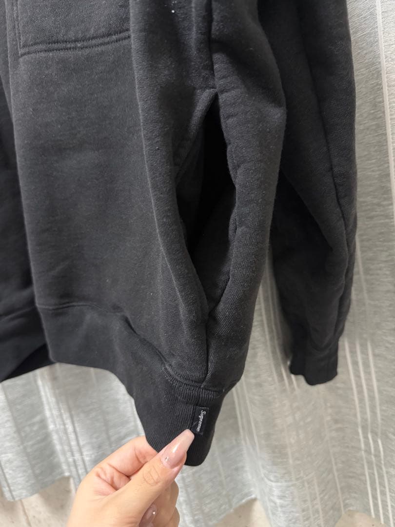 Supreme ブラック ハーフジップ トレーナー 着画あり⭕️ 値下げしました‼️