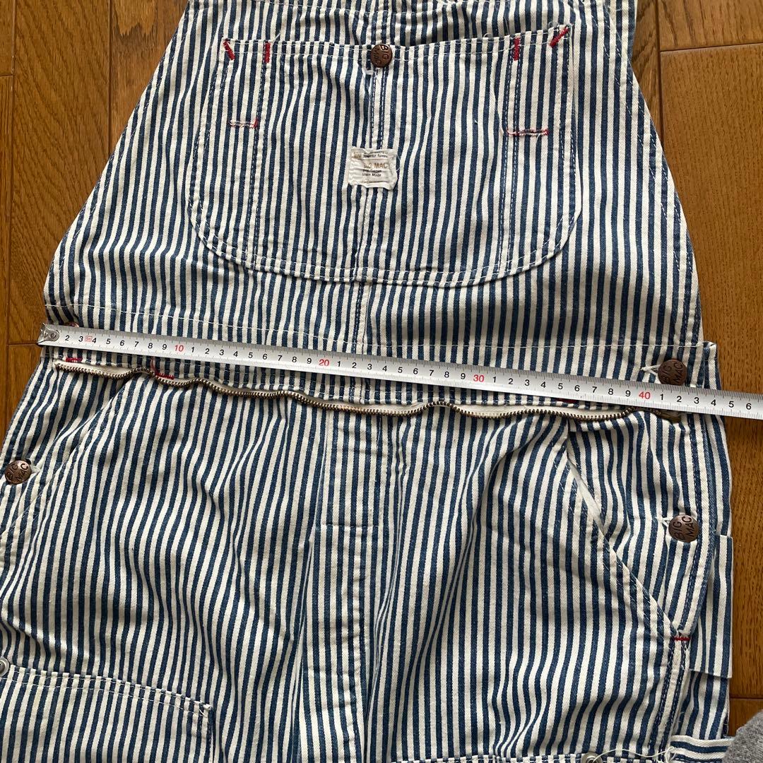 BIG MAC ストライプ オーバーオール