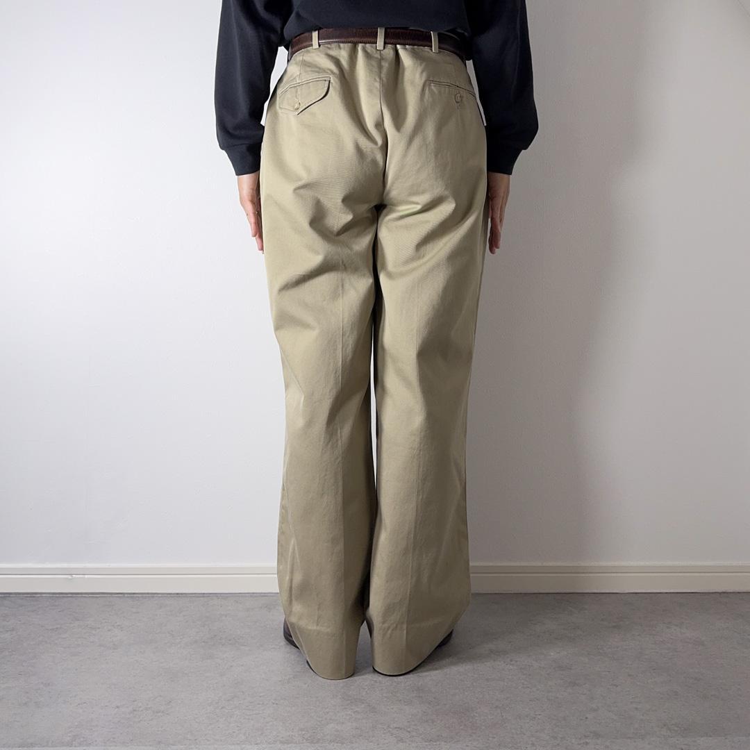 90s USA製 PoloRalphLauren チノパンツ 2タック 古着